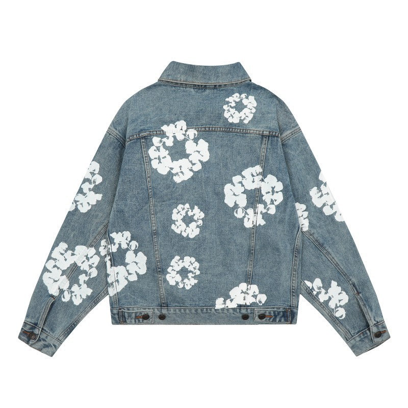 Denim Tears jacket denim jacket men and women, old denim jacket