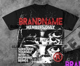 Street Unisex T-shirt 'SURROUND YOURSELF WITH INSPIRING BEINGS' Street Tee