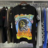 Hellstar T Shirt Helmet Flash Print Short Sleeve T-Shirt