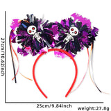 Halloween headband Halloween Large Headband – Colorful Long Tinsel Sticks