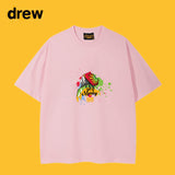 Drew T Shirts Loose Graffiti Printing