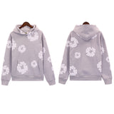 Denim Tears Hoodie Sweatpants Kapok Foam Printed Hoodie Trousers Suit(Options need to be purchased separately)