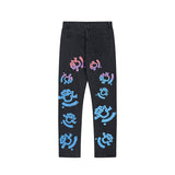 Denim Tears Jeans Loose Men's and Women's Casual Pants