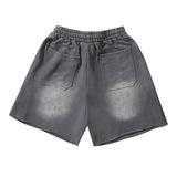 Hellstar Shorts Wash Black Old Casual Shorts Hot Pants
