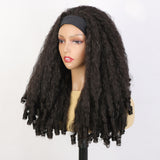 Women'S Wigs long curly hair headband wig