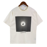 Rhude T Shirt Alphabet Slogan Printed Short Sleeve T-Shirt