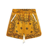 Rhude Shorts Micro-standard Ethnic Cashew Cashew Casual Quick-Drying Shorts