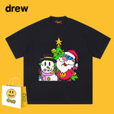 Drew T Shirts Smiley Face Printed High Street