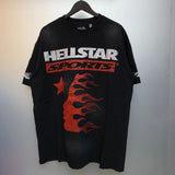 Hellstar T Shirt Family Letter Print Short Sleeve T-Shirt Summer