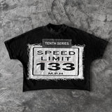 Street Unisex T-shirt SPEED LIMIT 133 T-shirt