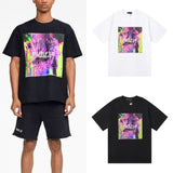Purple Brand T Shirts Purple Micro Label Letter Pattern Printed Short Sleeve T-Shirt