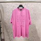Men T-shirts Paris Full Print Short Sleeve Crew Neck T-Shirt Casual Half Sleeve