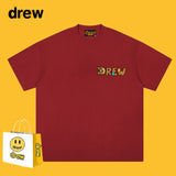 Drew T Shirts Short Sleeve Letter Cotton T-shirt Loose