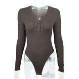 Women Jumpsuit Long Sleeve Comfortable Stretch Jumpsuit (Zj0415)