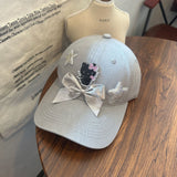 Y2k hot girl hat heavy industry kt cat baseball cap korean style peaked cap