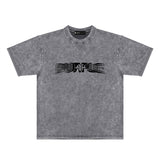 Purple Brand Distressed T Shirts Short Sleeve