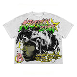 Street Unisex T-shirt Y2K Style Hip Hop Punk Cotton Loose Tee