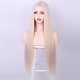Women's Wigs Long Straight Hair Small Lace Wig Lace Chemical Fiber Lace Headgear Lace Wigs