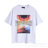 Purple Brand T ShirtsPurple Micro Label Letter Pattern Printed Short Sleeve T-Shirt