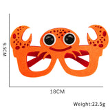 Themed Party Supplies Hawaiian Party Glasses – Fun Plastic Eyewear for Kids' Dance & Photo Props