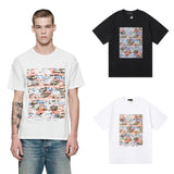 Purple Brand T Shirts Purple Micro Label Letter Pattern Printed Short Sleeve T-Shirt