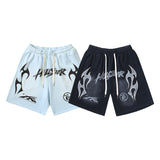 Hellstar Shorts Summer Casual Sports Wash Shorts