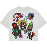 Street Unisex T-shirt Devil Anime Pattern Street Tee