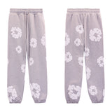 Denim Tears Hoodie Sweatpants Kapok Foam Printed Hoodie Trousers Suit(Options need to be purchased separately)