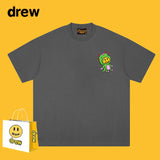 Drew T Shirts Short Sleeve Anime Print