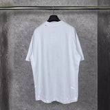 Men T-shirts Paris colorful 90% letter print washed and worn short sleeves