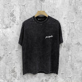 Purple Brand Distressed T Shirts Short Sleeve