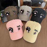 Y2k hot girl hat heavy industry cat claw baseball cap sunshade peaked cap men