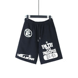 Hellstar Shorts2024 Summer Loose Sports Beach Pants Vintage Shorts