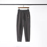 Bathing Ape Pants Autumn and Winter Ape Head Embroidered Label Men's Solid Color Trousers Casual Pants