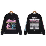 Hellstar Sweatshirt Autumn and Winter Crew Neck Loose