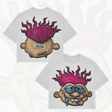 Street Unisex T-shirt Cartoon Pattern Street Tee