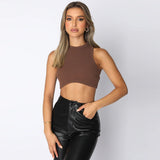 Women Tops Fashion Sexy Cool Vest (ZJ0415)