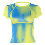 Women Tops Fashion Breathable Long Sleeves Top (HZL0412)