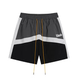 Rhude Shorts Letter Embroidery Casual Sports Color Matching Shorts Beach Pants