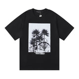 Purple Brand T Shirt Chess Print Short Sleeve T-Shirt