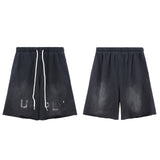 Purple Brand Shorts Washing Water Old Loose