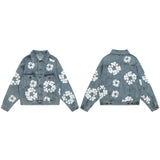 Denim Tears jacket denim jacket men and women, old denim jacket