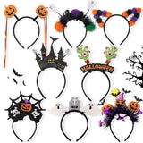 Halloween headband Halloween Cat Ear & Pumpkin Headband – Ghost & Rose Party Hair Accessory