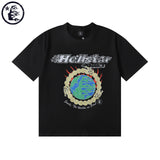 Hellstar T Shirt Summer Loose Pullover Short Sleeve T-Shirt part 2