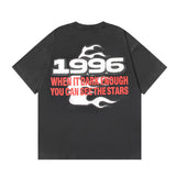 Hellstar T Shirt Washing Water Black Series Printed Short Sleeve T-Shirt