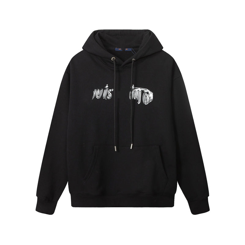 Autumn logo hooded print men's