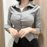 Women Sun Protection Shirt Elegant Slim Shirt