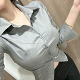Women Sun Protection Shirt Elegant Slim Shirt