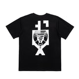 C.e t shirts creative clothes pattern round neck pullover short sleeve men and women