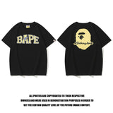 Bathing Ape T Shirt Summer Star Letter Bronzing Ape Man Print Short Sleeve T-Shirt